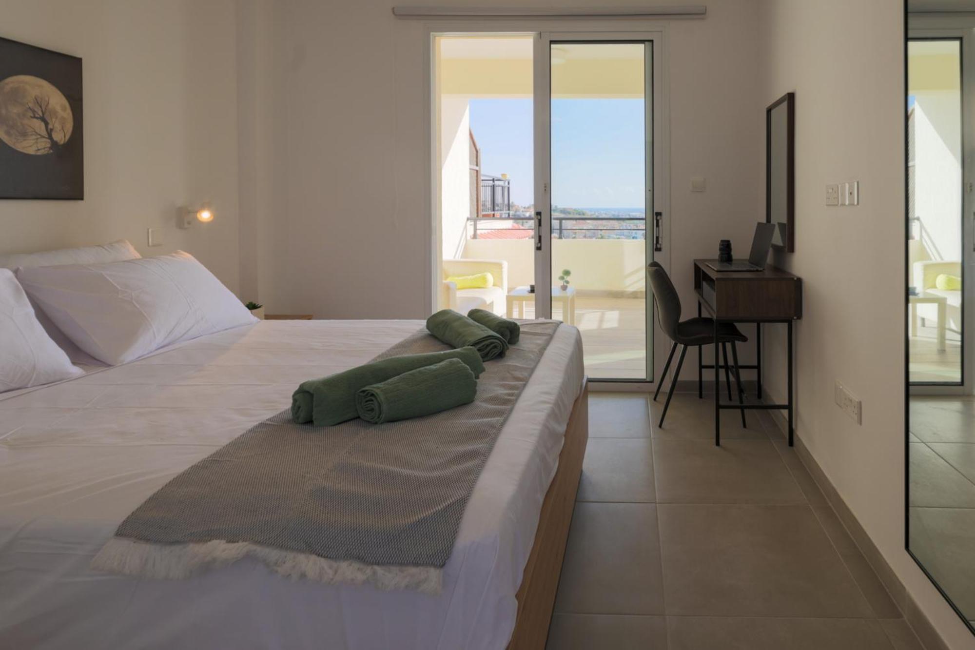 Eden Blue-Horizon 1B, Paphos, Sea View, Pool Διαμέρισμα Konia Εξωτερικό φωτογραφία